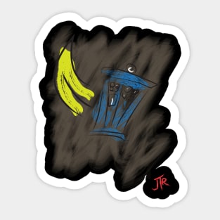 Tardis painting Sticker